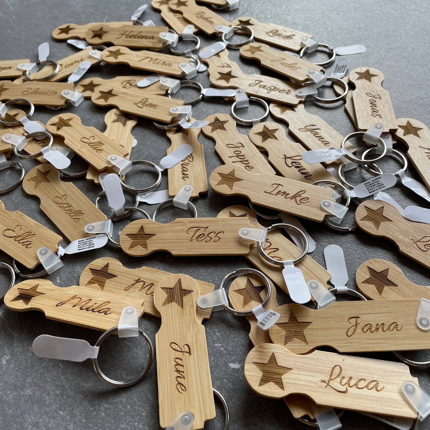 bamboe winkelwagenmuntje