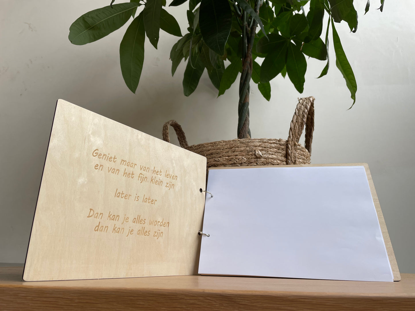 Houten Gastenboek | Tekenboek | Fotoboek