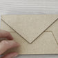Houten envelop