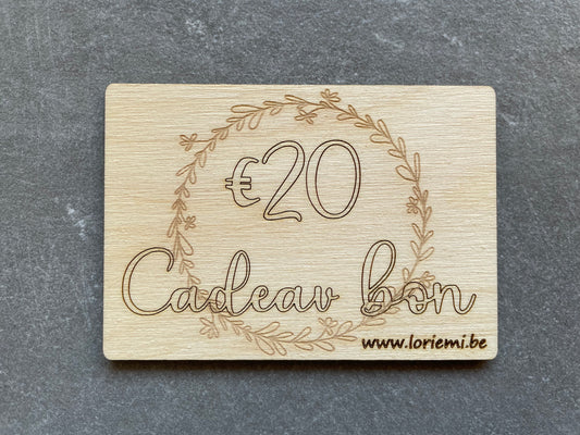 Loriemi cadeaubon