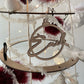 houten kerstbal met naam